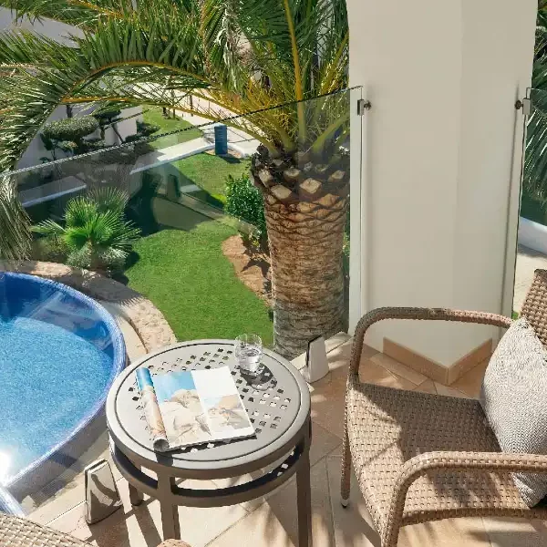 TUI BLUE Tarida Beach Ausblick Balkon