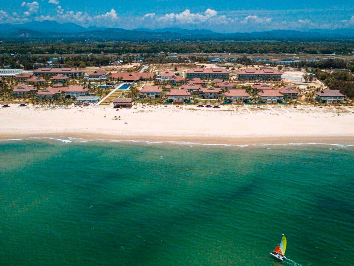 Robinson Club Vietnam Strand Luftaufnhme